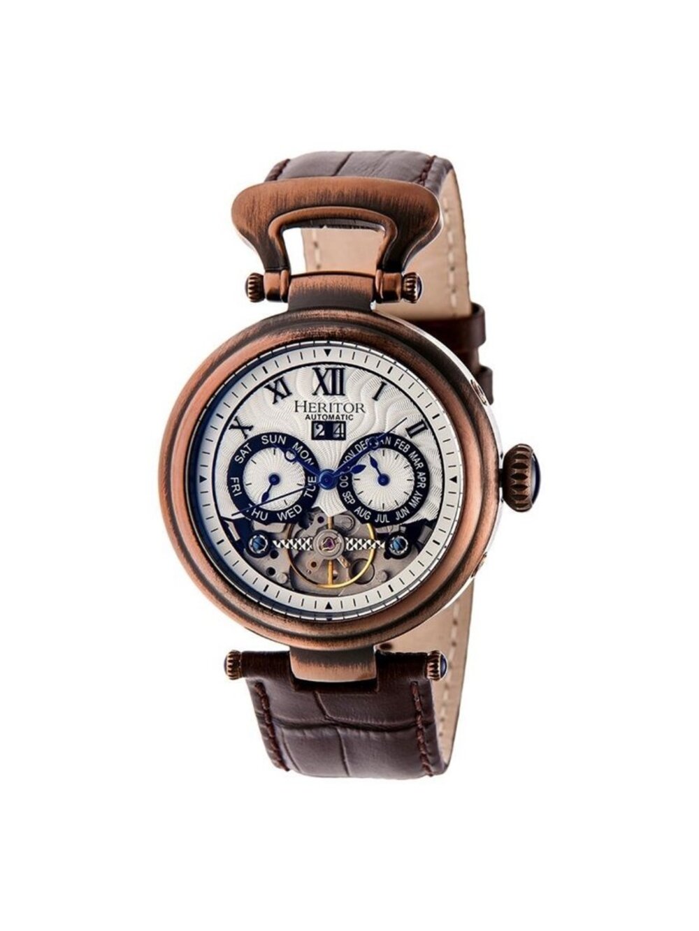 NWT Heritor Ganzi Silver Dial Automatic Men's Watch